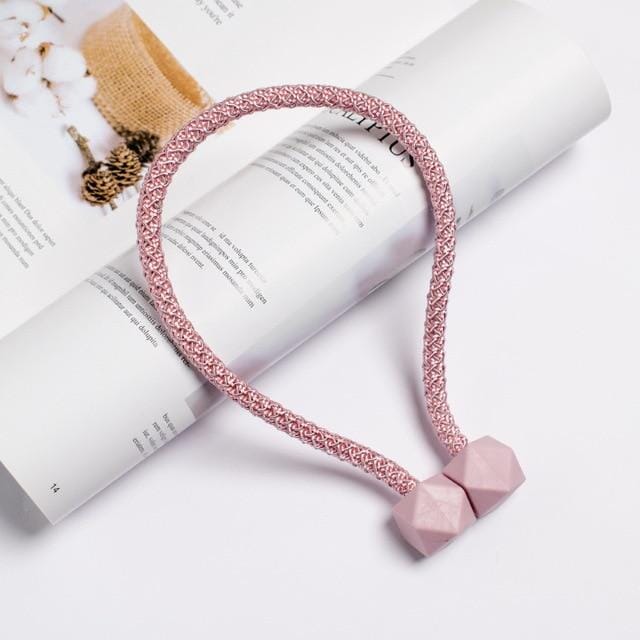 Prendedor de Cortina Magnético Nórdico - 2 Peças Prendedor de Cortina Magnético Nórdico Artificio Lar ROSA