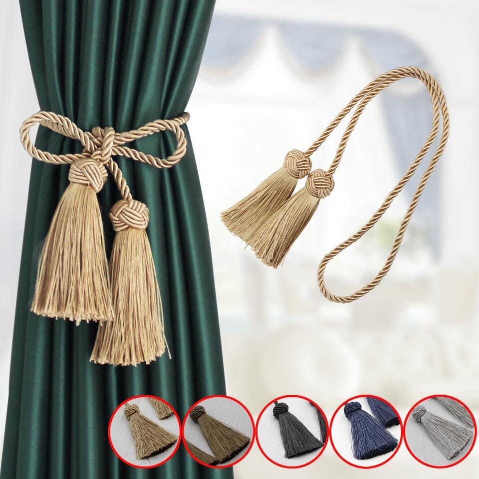 Prendedor de Cortina Tassel - 2 Peças Prendedor de Cortina Tassel Artificio Lar
