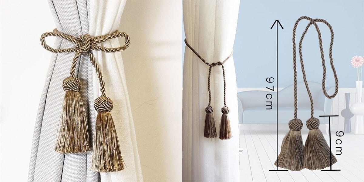 Prendedor de Cortina Tassel - 2 Peças Prendedor de Cortina Tassel Artificio Lar