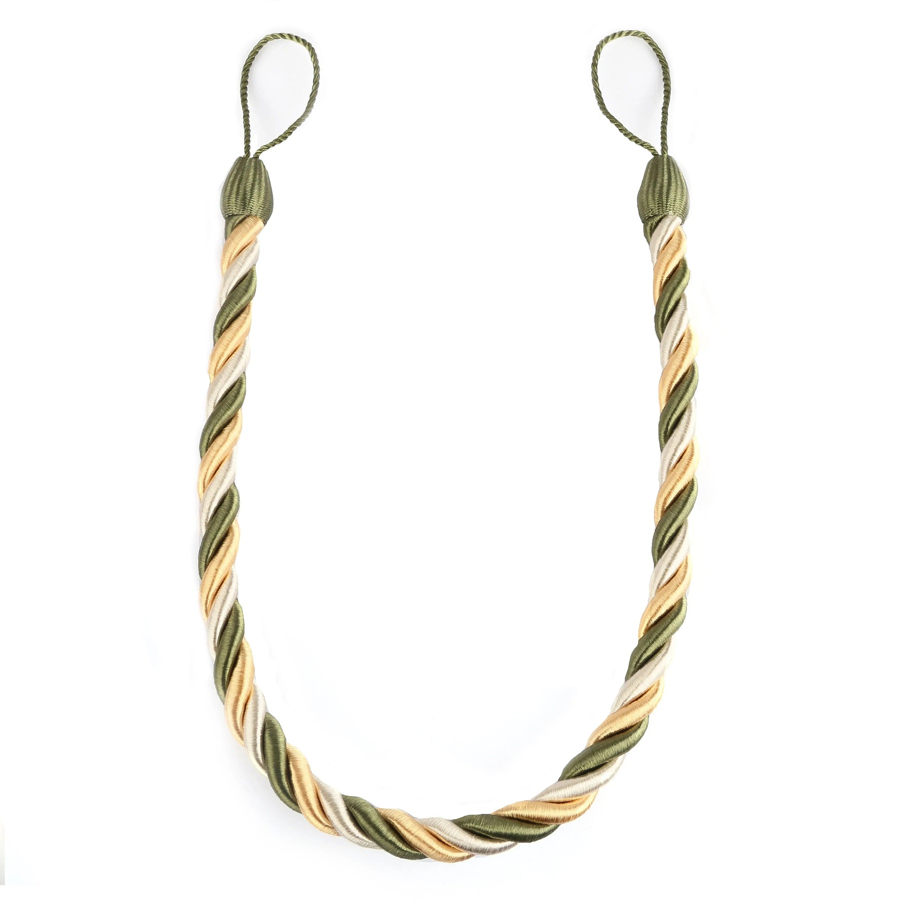 Prendedor de Cortina Tecel - 2 Peças Artificio Lar Mix Verde 70cm