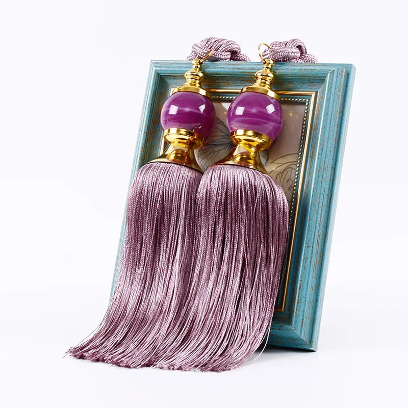 Prendedor de Cortinas Marrocos - 2 peças Artificio Lar Fúcsia