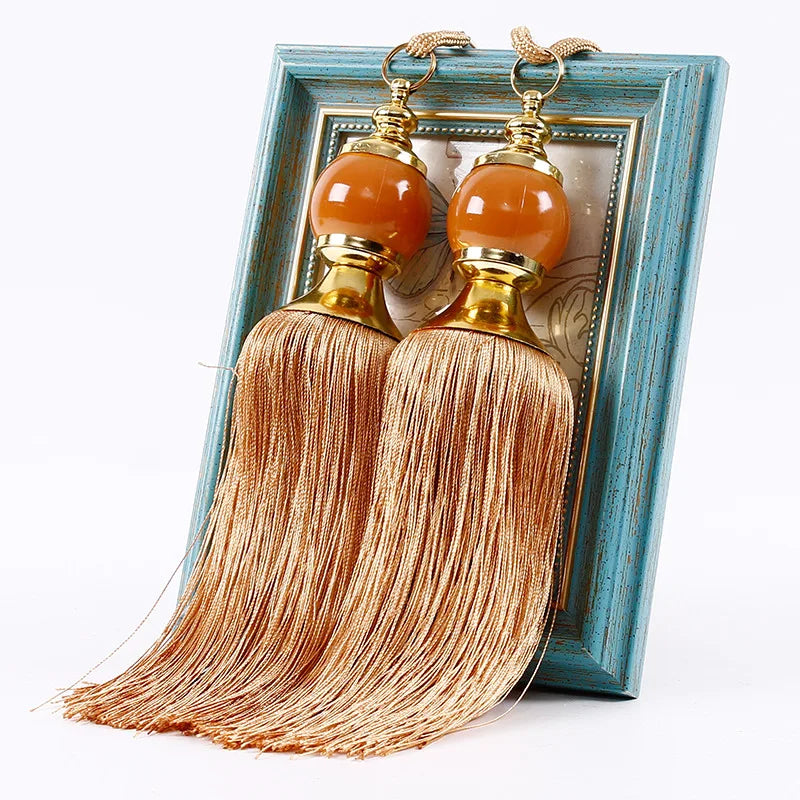 Prendedor de Cortinas Marrocos - 2 peças Artificio Lar Laranja