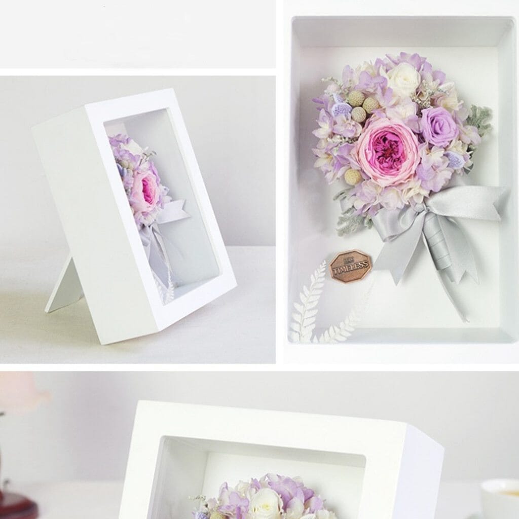 Quadro 3D Quadro 3D Artificio Lar branco 11,5 x 16,5cm