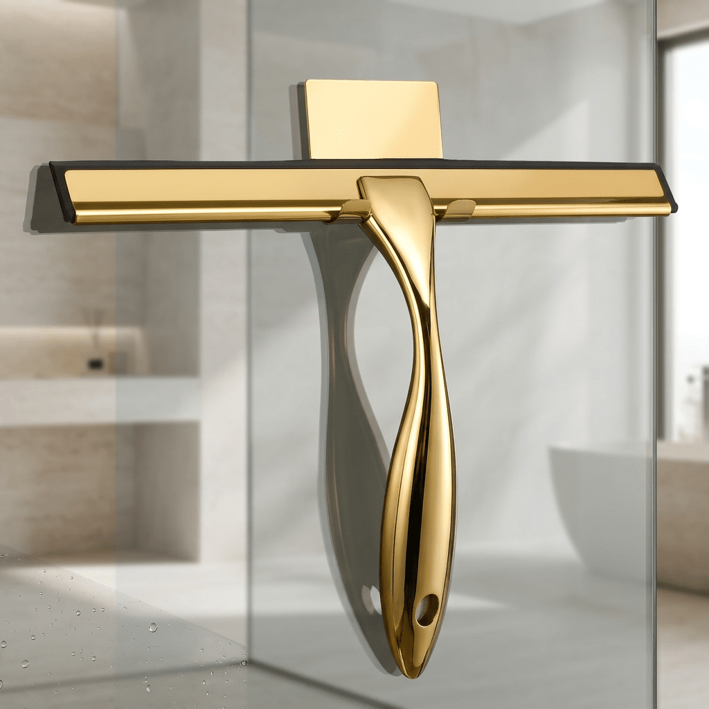 Rodo Limpa Vidros CleanGold Bathroom Suites Artificio Lar Dourado 35cm
