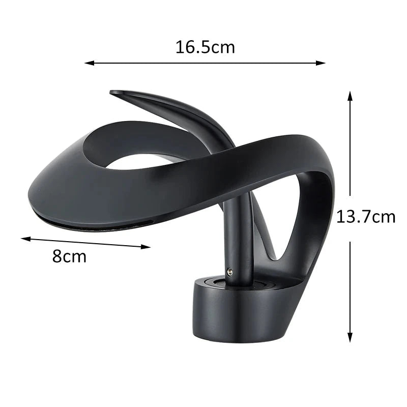 Solid Brass Waterfall Basin Faucet Single Handle Hot Cold Water Mixer Tap For Bathroom Sink Artificio Lar