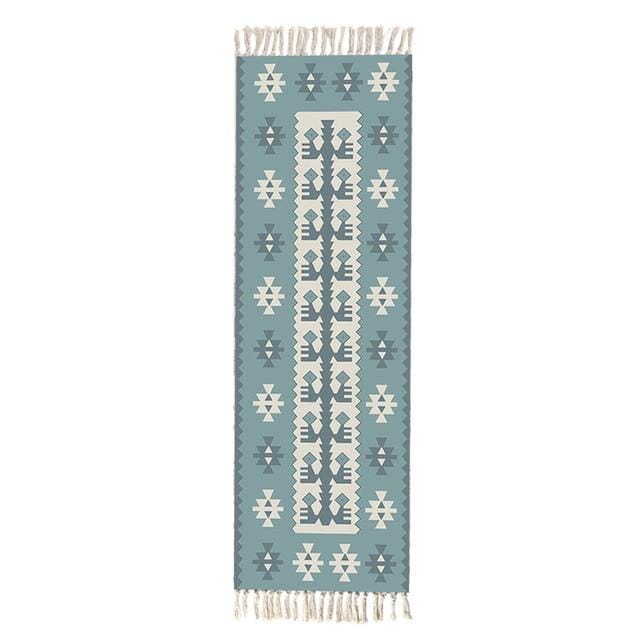 Tapetes Boho Chic Sala - T1 Artificio Lar 60x130cm etinic verde 10