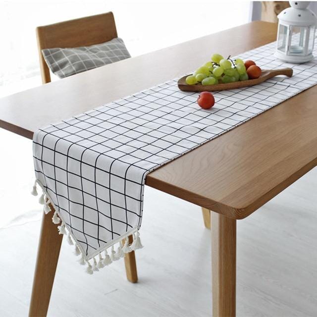 Toalha Trilho de mesa escandinavo Toalha Trilho de mesa escandinavo Artificio Lar 30x150cm 7