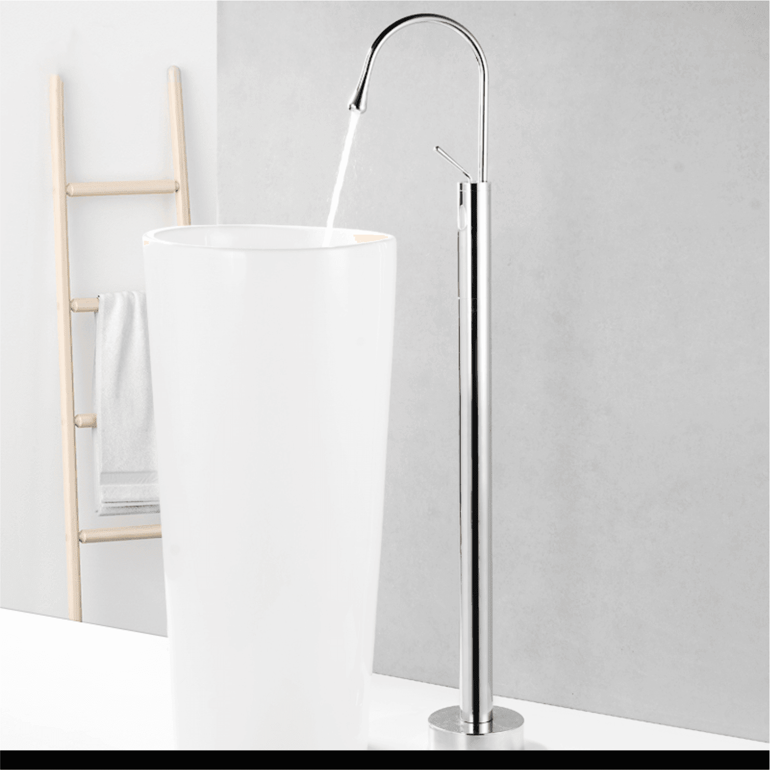 Torneira Banheiro de Piso Luxury Torneira Online