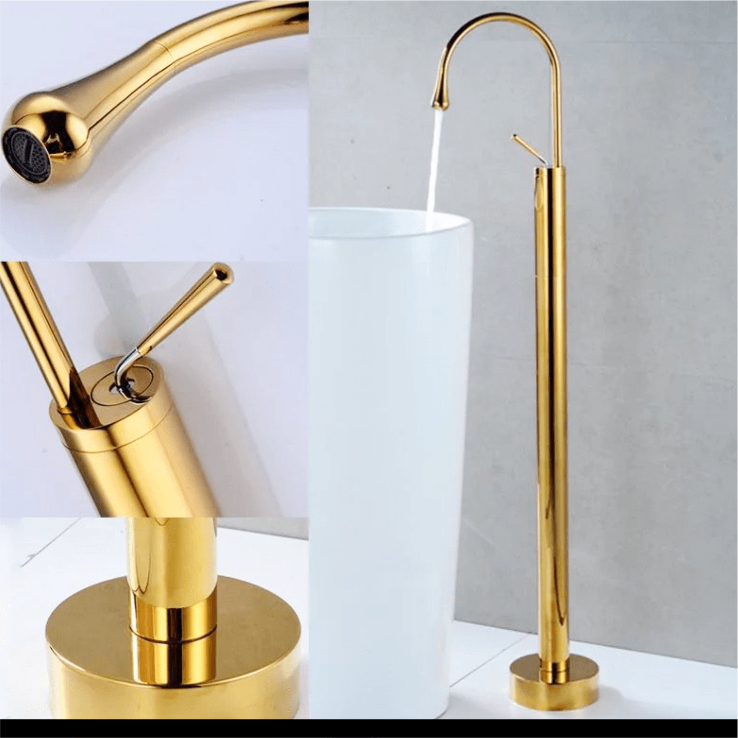 Torneira Banheiro de Piso Luxury Torneira Online