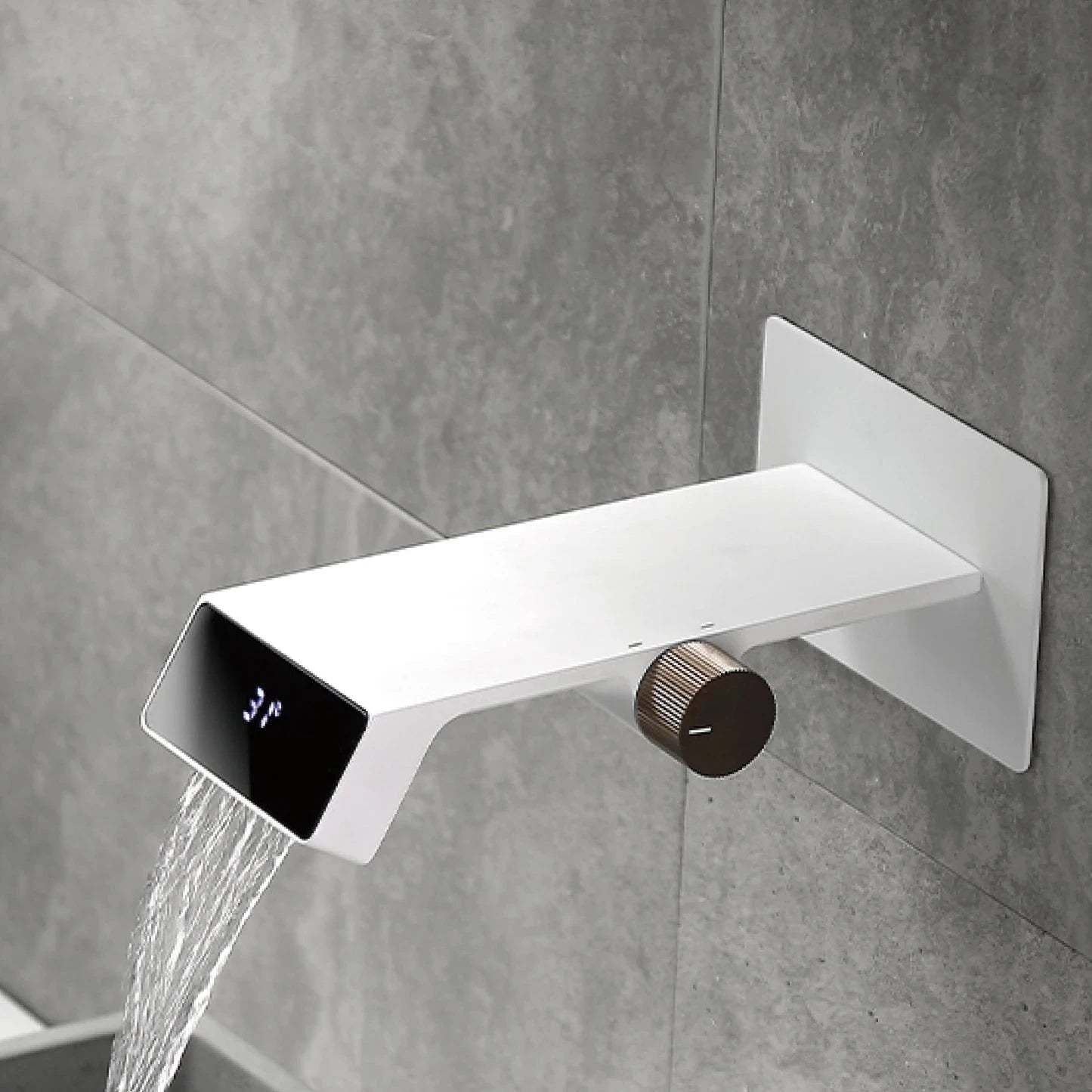 Torneira Banheiro Digital Moofer Clean Alto Padrão Torneira Banheiro Digital Moofer Clean Alto Padrão Artificio Lar Branco