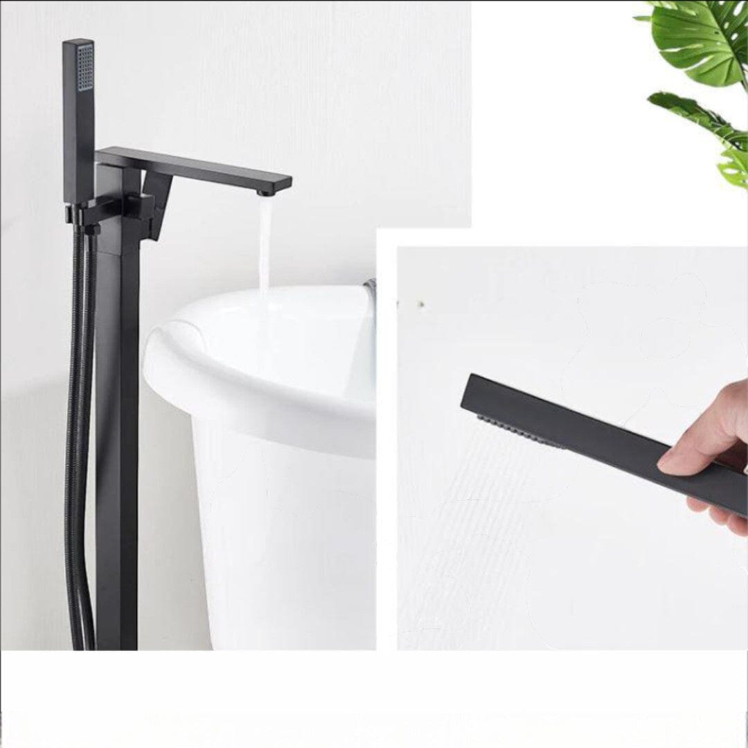 Torneira Banheiro Piso c/ Ducha Quadratta Torneira Online