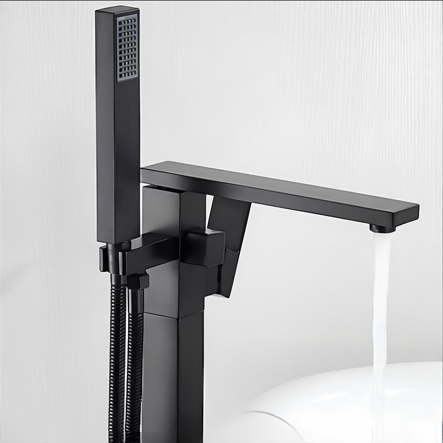 Torneira Banheiro Piso c/ Ducha Quadratta Torneira Online