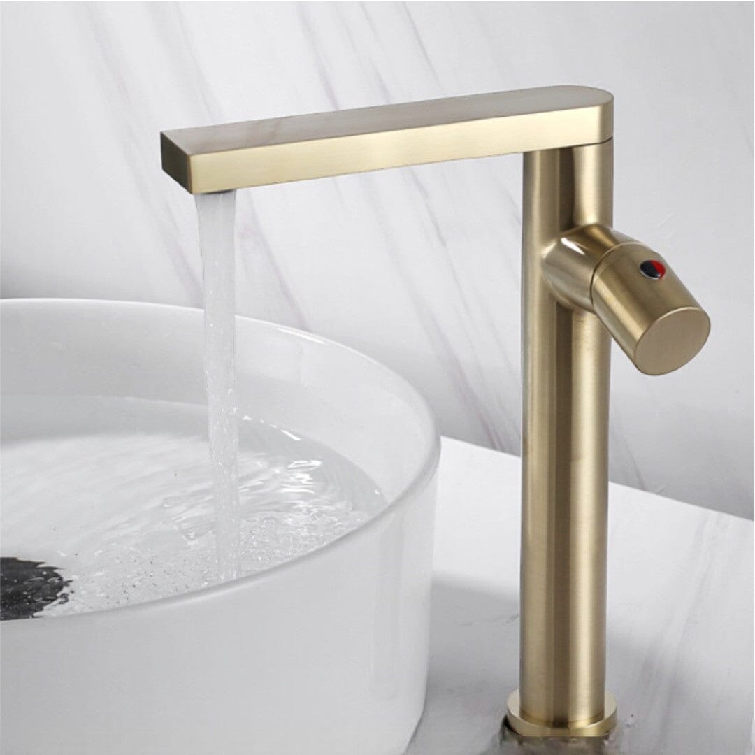 Torneira Banheiro Selection Colors Torneira Online Gold Escovado Alta