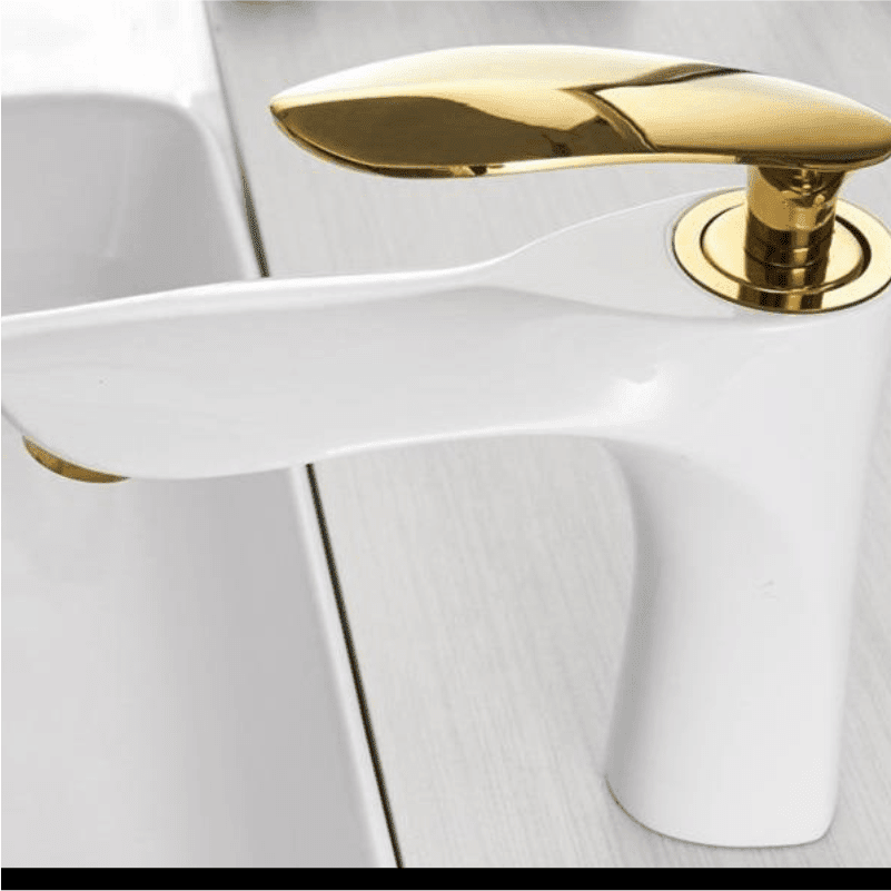 Torneira Banheiro Top Colors - Small Torneira Online White Gold