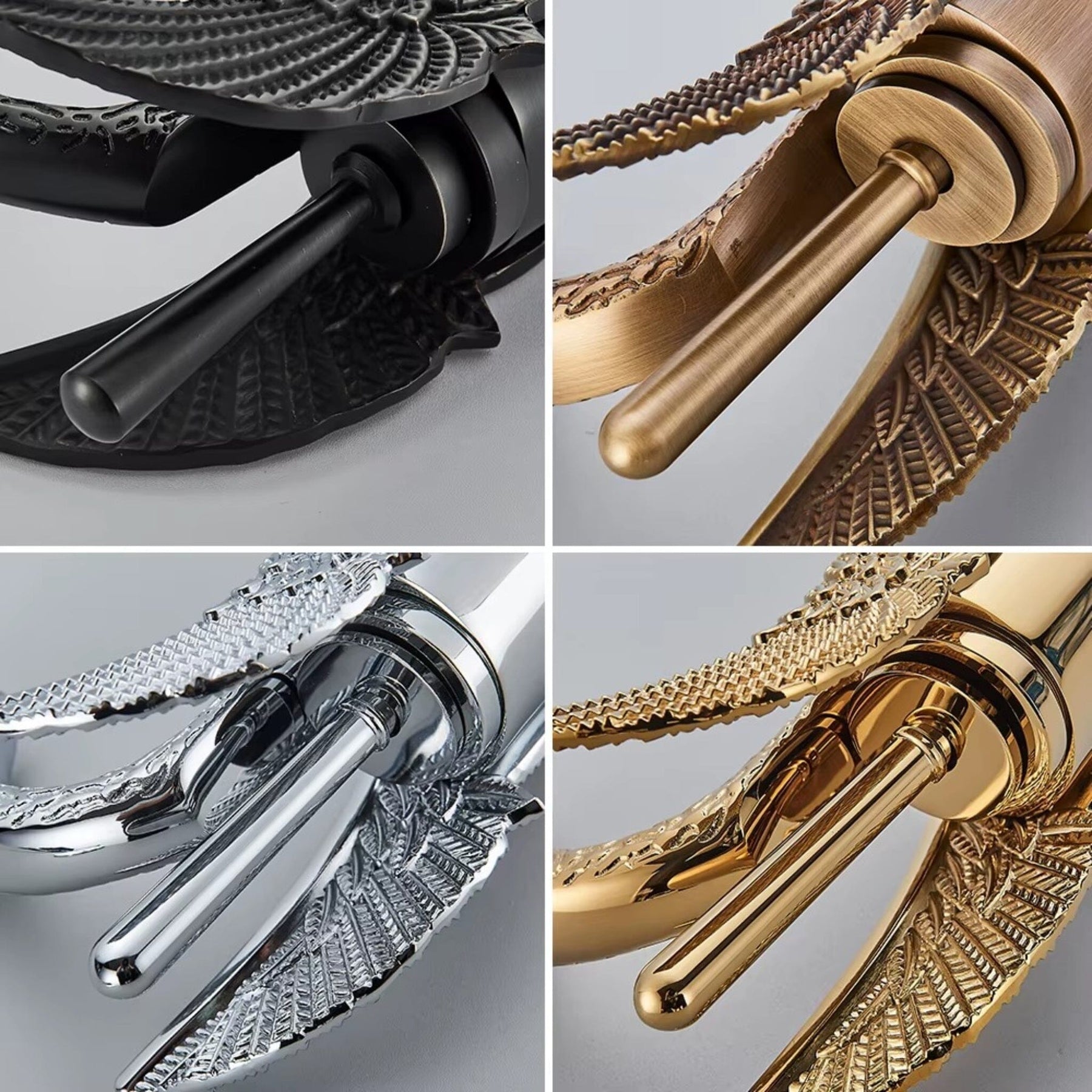 Torneira Cisne Dourada Monocomando Para Banheiro Lavabo torneira cisne monocomando banheiro Artificio Lar