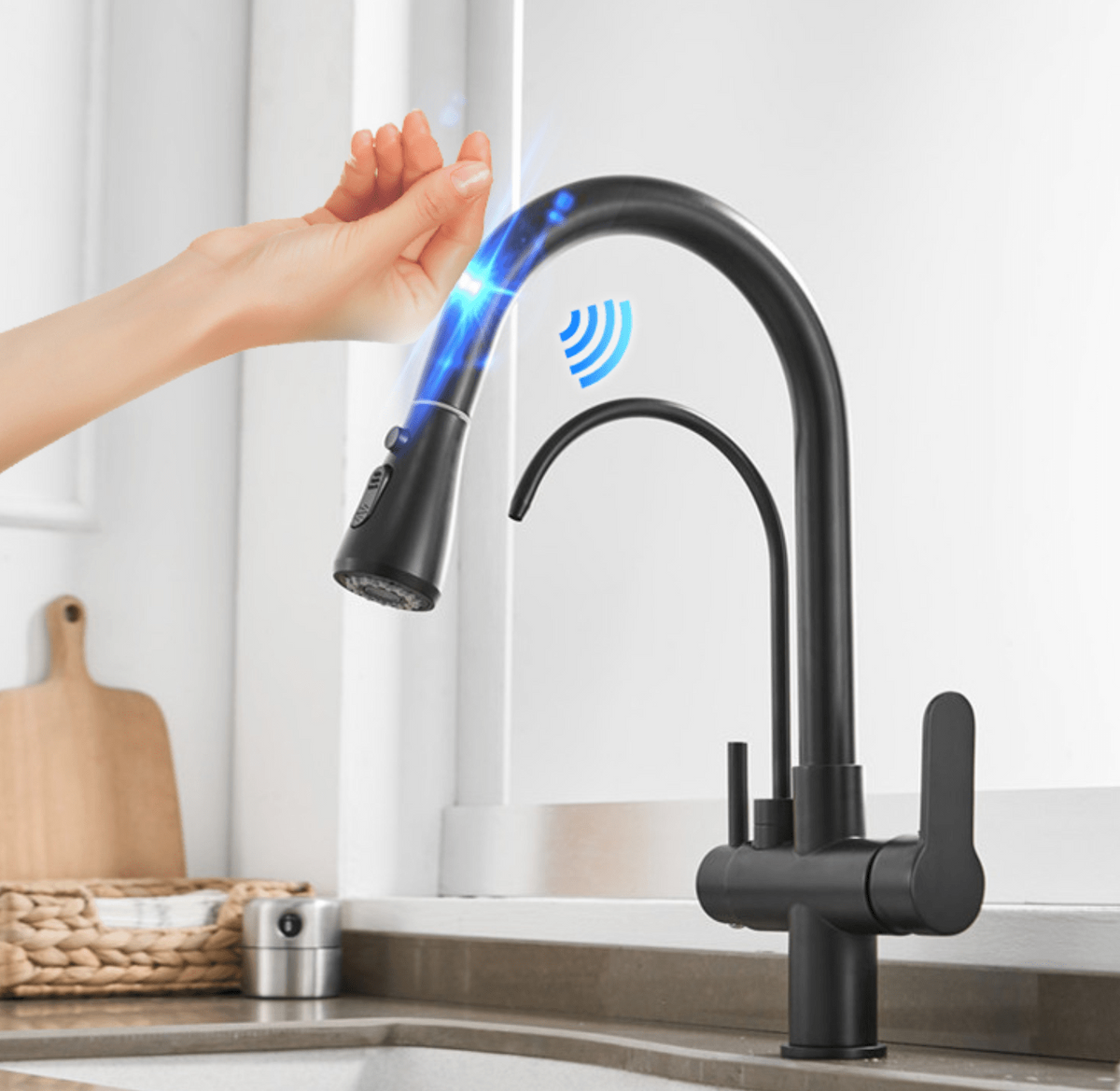 Torneira Cozinha com Filtro e Touch Colors Torneira Online