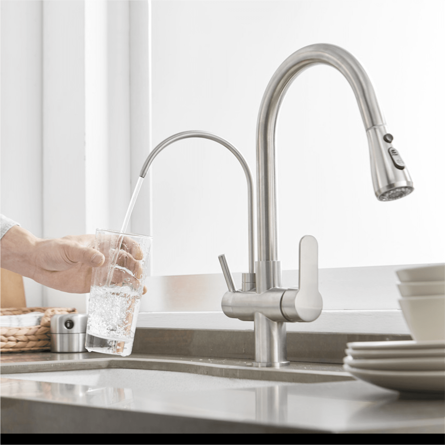 Torneira Cozinha com Filtro e Touch Colors Torneira Online