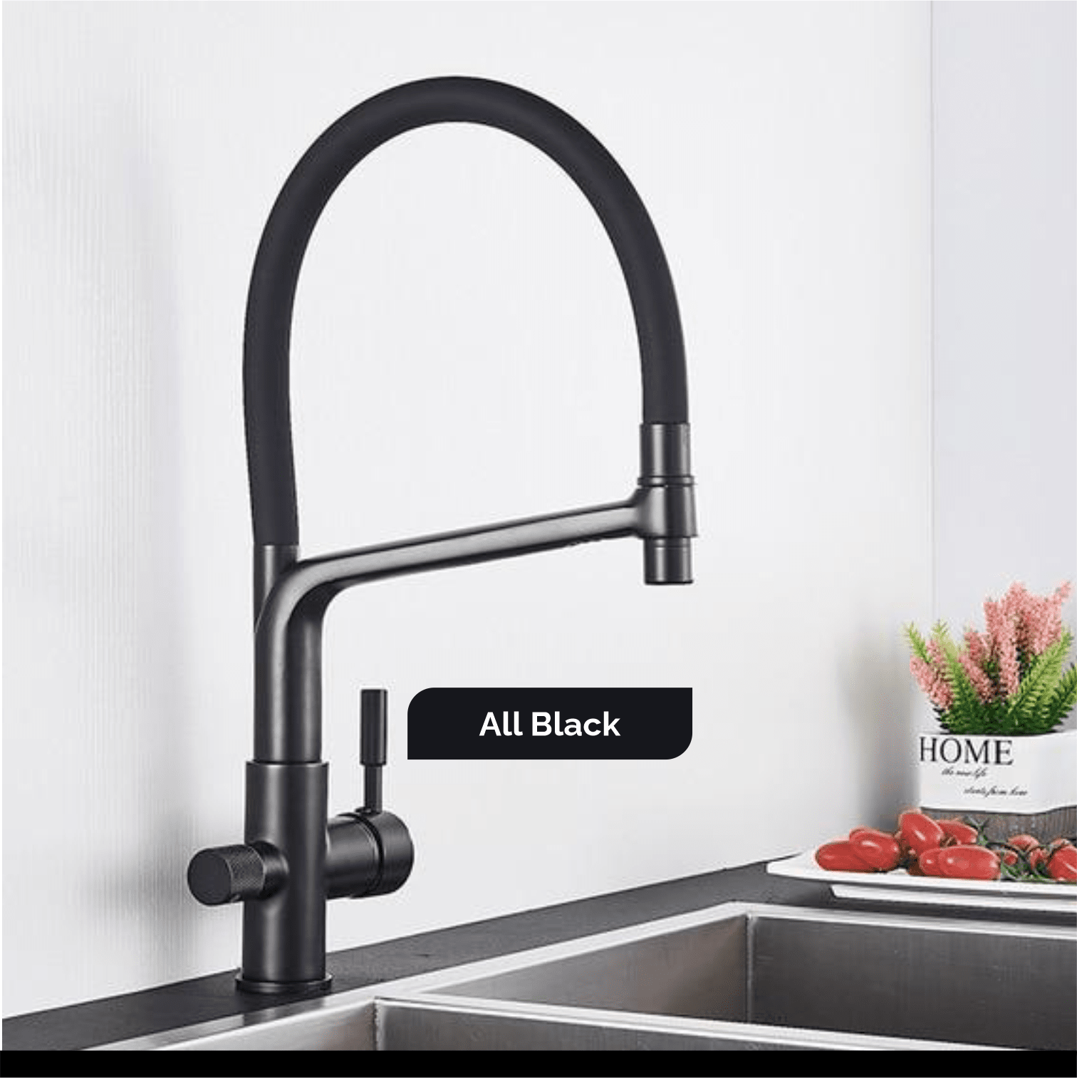 Torneira Cozinha com Filtro Essential Torneira Online All Black