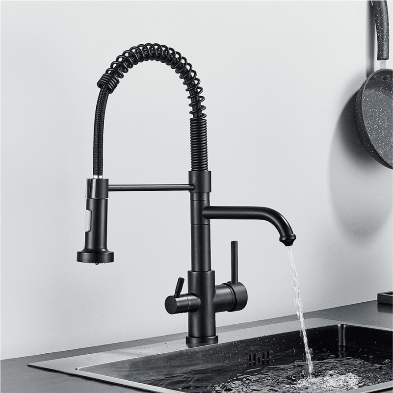 Torneira Cozinha Filtro Pipe Torneira Online Black