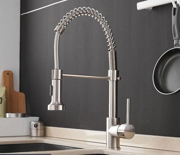 Torneira Cozinha Gourmet - Quente e Frio - Com Extensor torneira - 01 Artificio Lar Aço Escovado