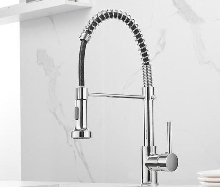 Torneira Cozinha Gourmet - Quente e Frio - Com Extensor torneira - 01 Artificio Lar Cromada Níquel