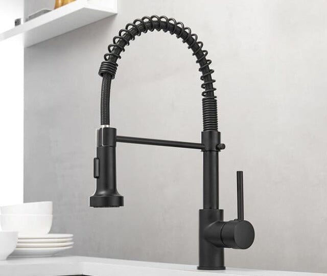 Torneira Cozinha Gourmet - Quente e Frio - Com Extensor torneira - 01 Artificio Lar Preto Fosco