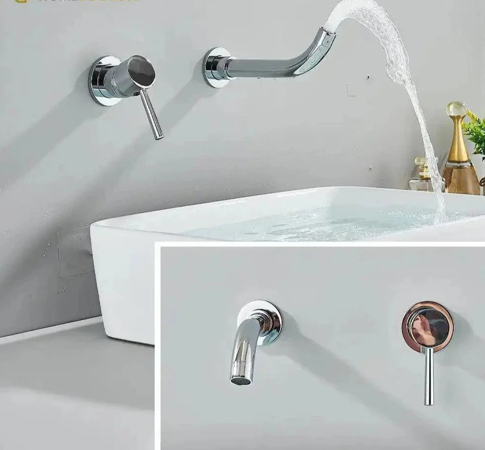 Torneira De Parede Banheiro Monocomando Giratória 360 Broklyn torneira banheiro Artificio Lar