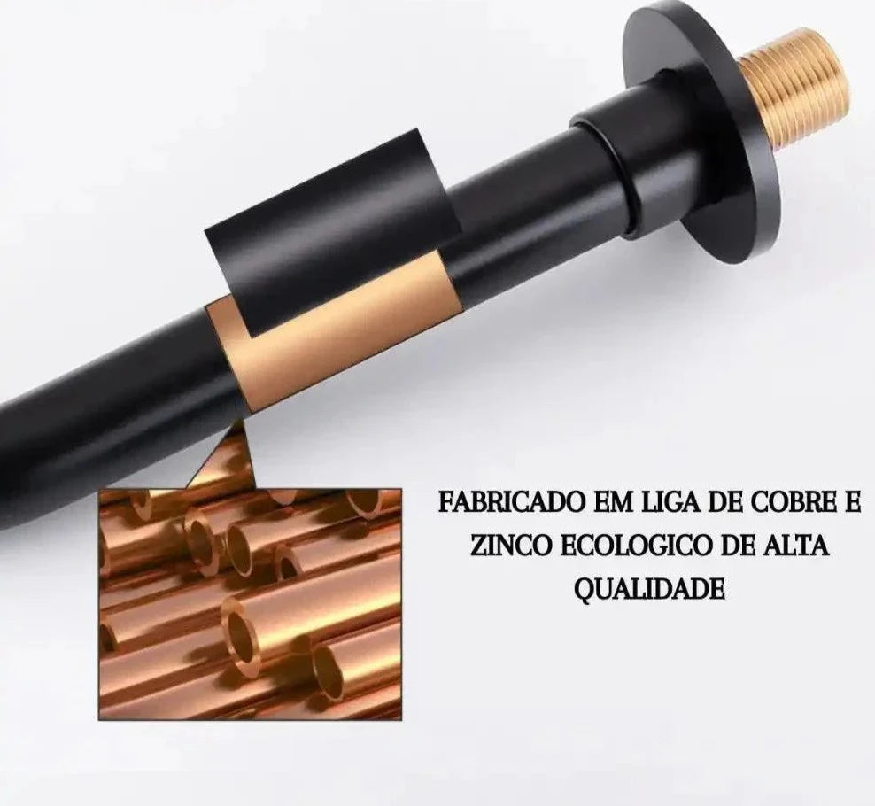 Torneira De Parede Banheiro Monocomando Giratória 360 Broklyn torneira banheiro Artificio Lar