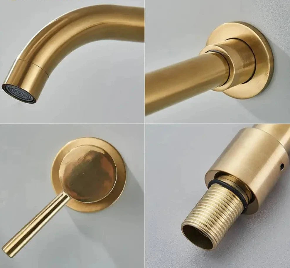 Torneira De Parede Banheiro Monocomando Giratória 360 Broklyn torneira banheiro Artificio Lar