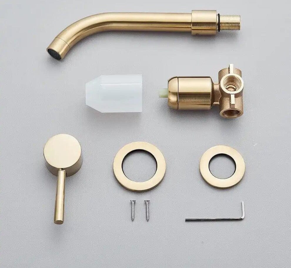 Torneira De Parede Banheiro Monocomando Giratória 360 Broklyn torneira banheiro Artificio Lar