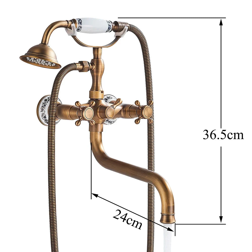 Torneira de Parede Para Banheira Antique Oldkuty Torneira de Parede Para Banheira Antique Oldkuty Artificio Lar