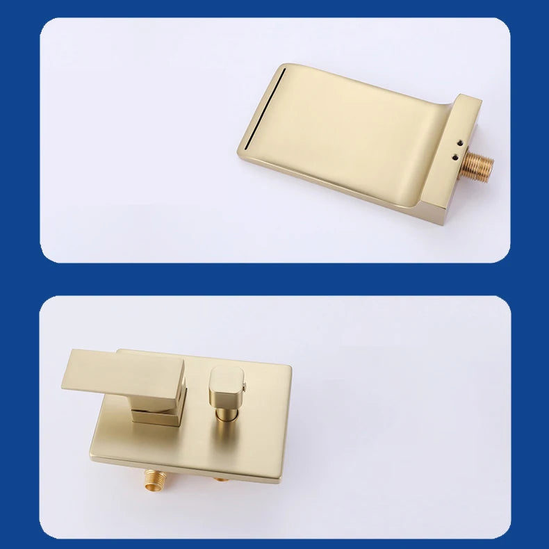 Torneira De Parede Para Banheira Misturador HydroLux Elite Monocomando Artificio Lar