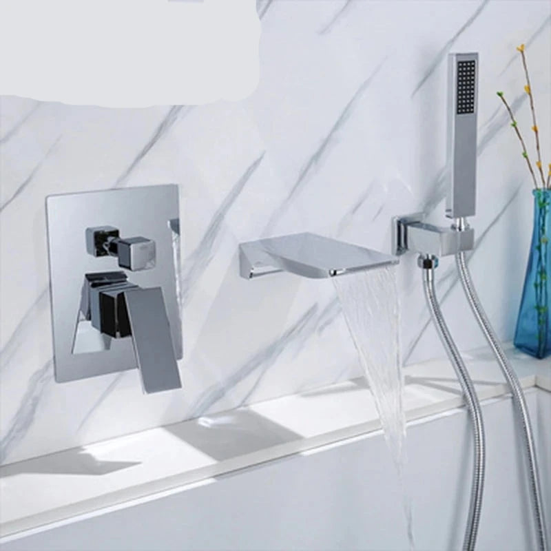 Torneira De Parede Para Banheira Misturador HydroLux Elite Monocomando Artificio Lar Cromado