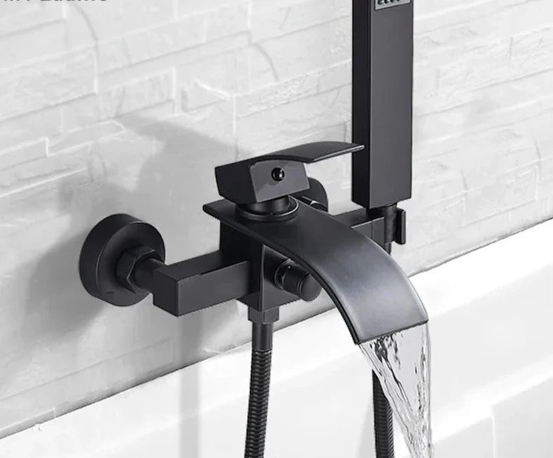 Torneira De Parede Para Banheira Misturador Monocomando HydroGlow torneira de parede banheira Artificio Lar