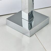 Torneira De Piso Para Banheira Misturador Curty Cromado Luxo Para Banheira De Imersão Misturador de piso banheira Artificio Lar