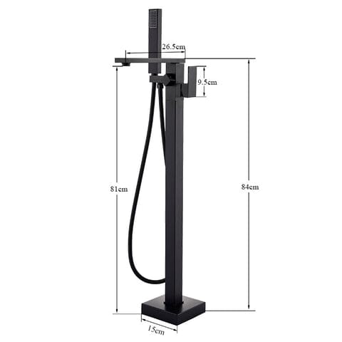 Torneira De Piso Para Banheira Misturador Imersão Monocomando Urban Misturador de piso banheira Artificio Lar