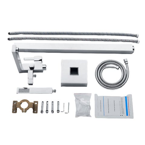 Torneira De Piso Para Banheira Misturador Pedestal Cromado Banheira Crocket Misturador de piso banheira Artificio Lar