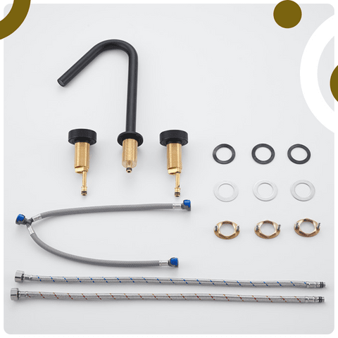 Torneira Duplo Comando Banheiro Misturador Luxo Bica Alta Crysty torneira banheiro Artificio Lar