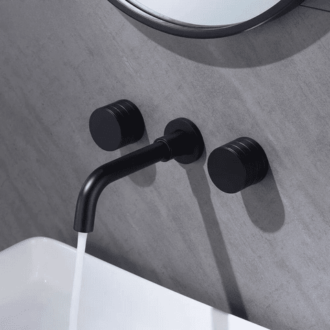 Torneira Duplocomando Banheiro Floren torneira banheiro Artificio Lar Preto A Pronta Entrega