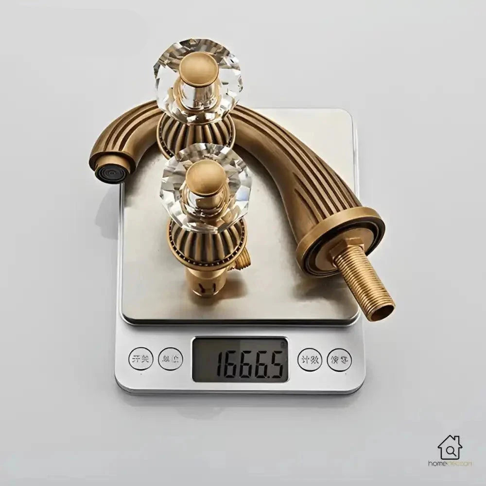 Torneira DuploComando Cristal Duplocomando Banheiro Lavatório Mercy Torneira DuploComando Cristal Duplocomando Banheiro Lavatório Mercy Artificio Lar