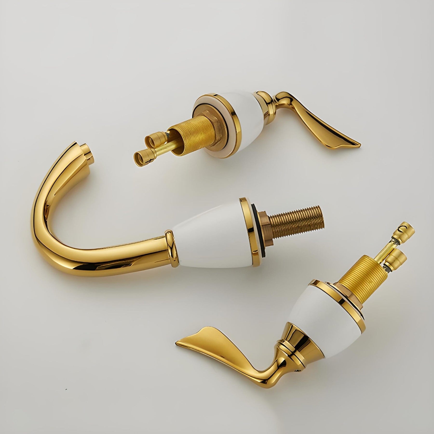 Torneira Duplocomando Misturador Retro Banheiro Oklo Torneira Duplocomando Misturador Retro Banheiro Oklo Artificio Lar