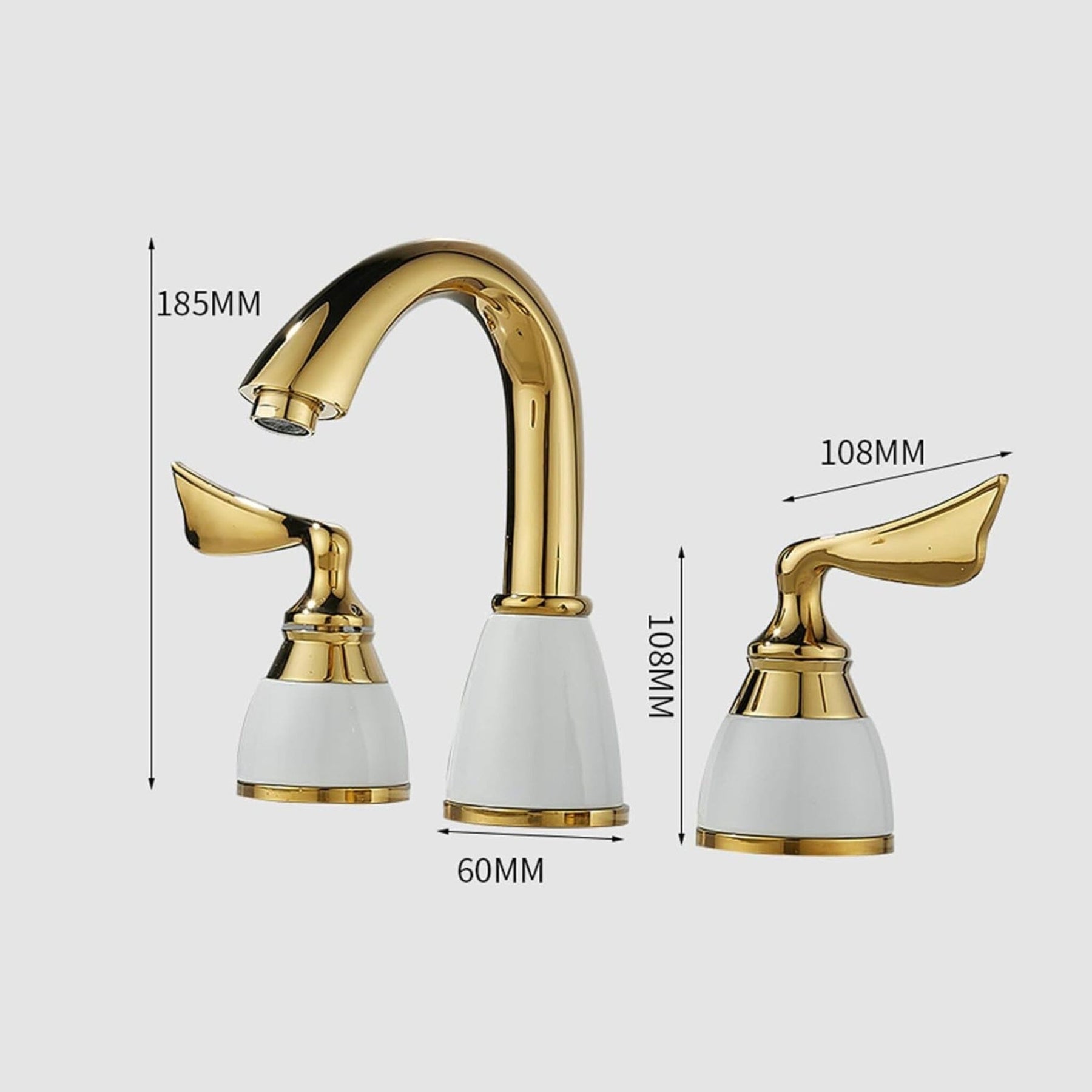 Torneira Duplocomando Misturador Retro Banheiro Oklo Torneira Duplocomando Misturador Retro Banheiro Oklo Artificio Lar