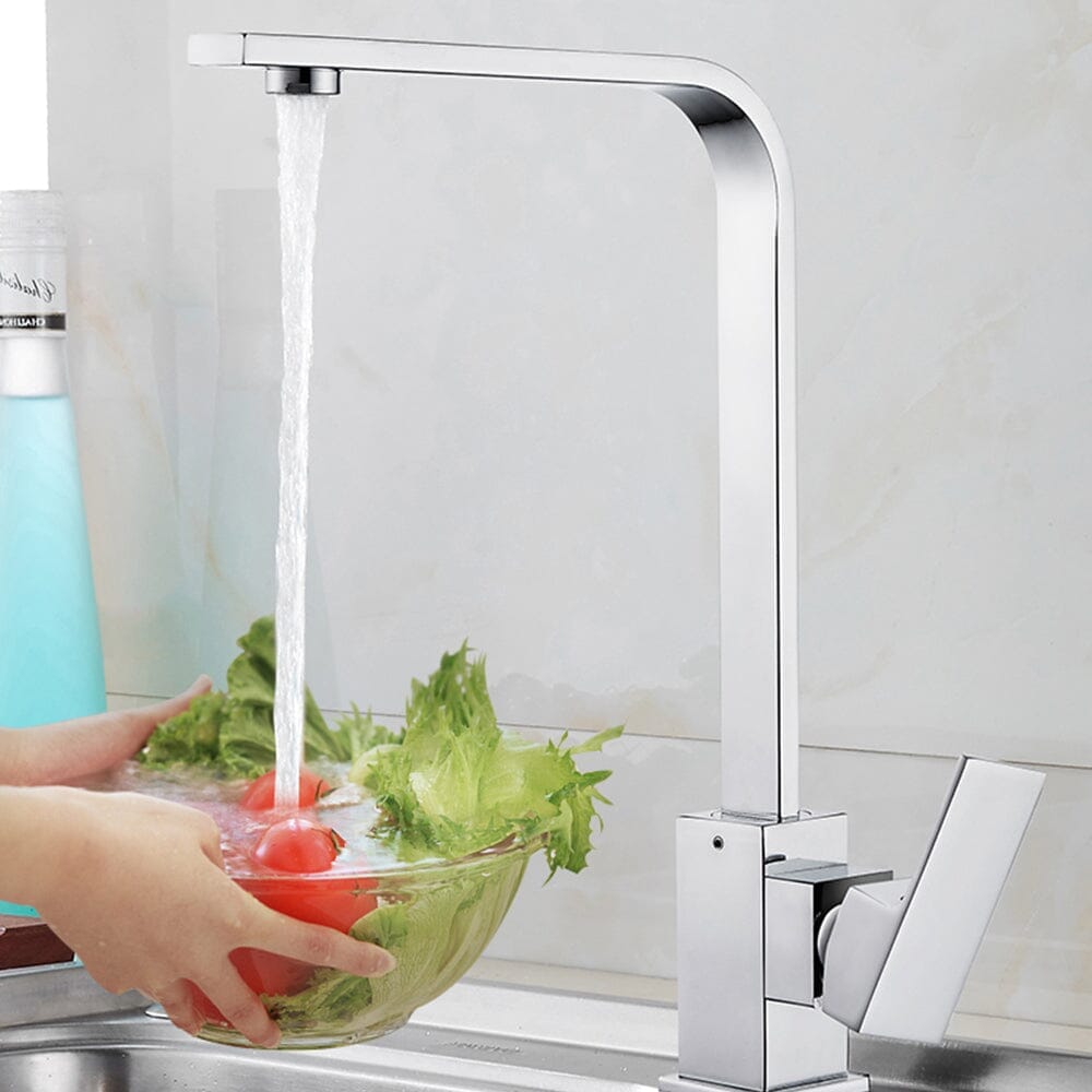 Torneira Gourmet Bica Alta Monocomando Guindaste Track 360° torneira gourmet Cozinha Artificio Lar Cromado