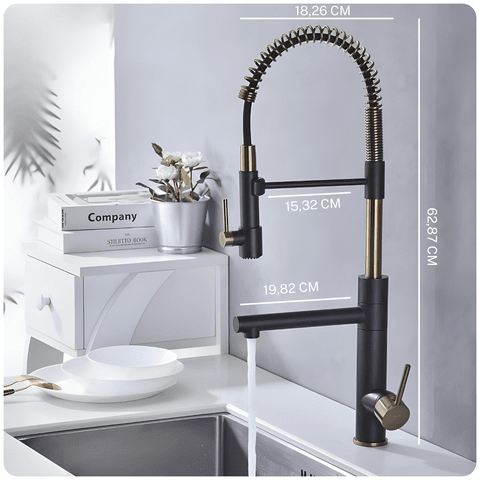 Torneira Gourmet Cozinha Monocomando Com Saída Filtro Luxo Premium Luxo 360° - Kube torneira gourmet Cozinha Artificio Lar