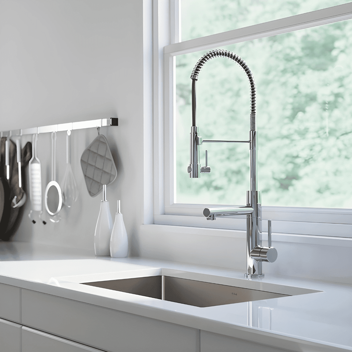 Torneira Gourmet Cozinha Monocomando Com Saída Filtro Luxo Premium Luxo 360° - Kube torneira gourmet Cozinha Artificio Lar Cromado De 7 a 18 Dias