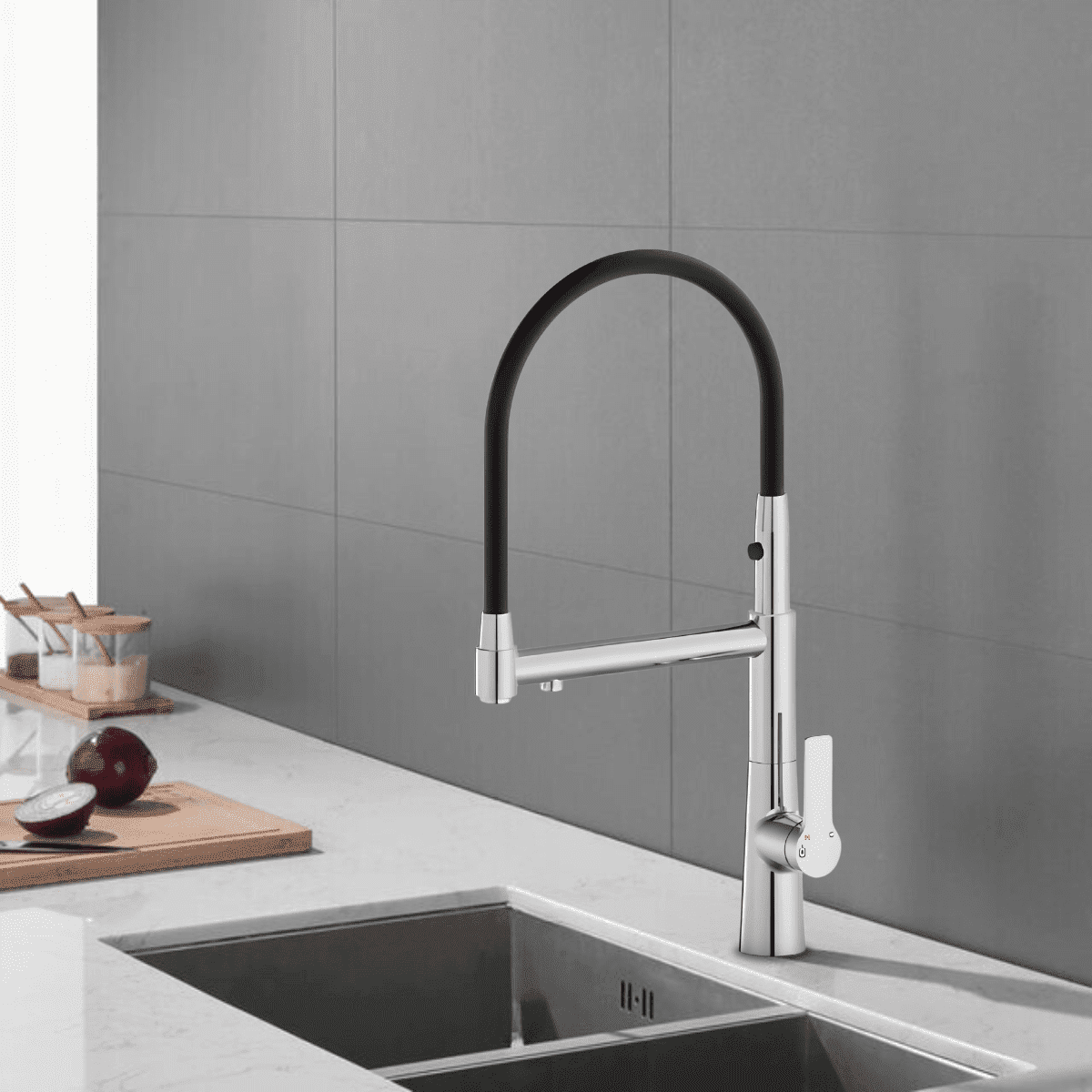 Torneira Gourmet Cozinha Monocomando Duo Premium Luxo Com Saida Para Filtro Proton torneira gourmet Cozinha Artificio Lar Cromo De 7 a 18 Dias