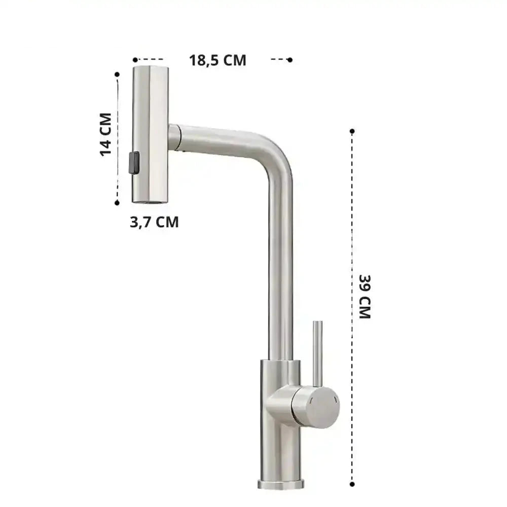 Torneira Gourmet Extensível Monocomando Multifuncional Brittan Torneira Gourmet Extensível Monocomando Multifuncional Brittan Artificio Lar