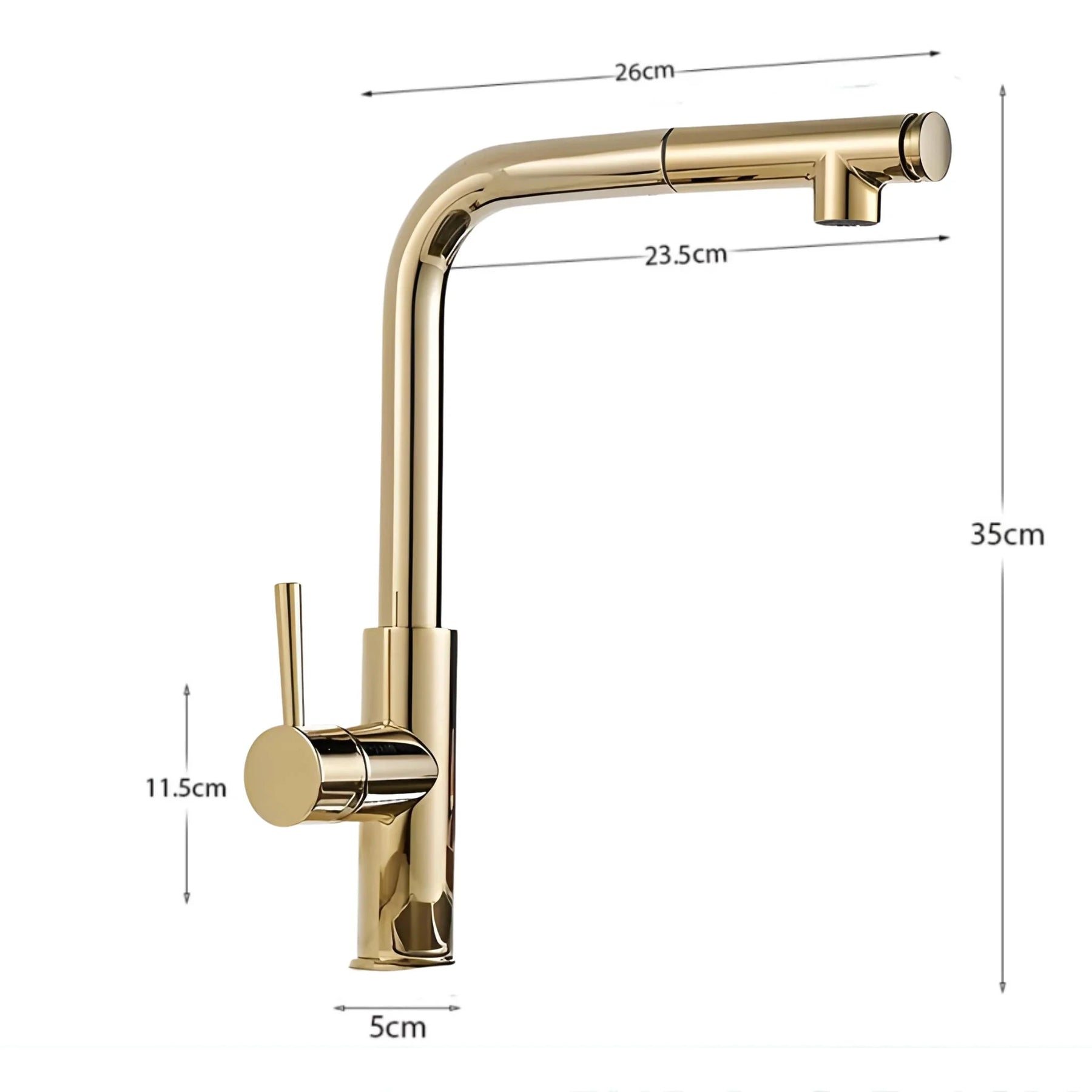 Torneira Gourmet Extensível Monocomando Venzalo Torneira Gourmet Extensível Monocomando Venzalo Artificio Lar