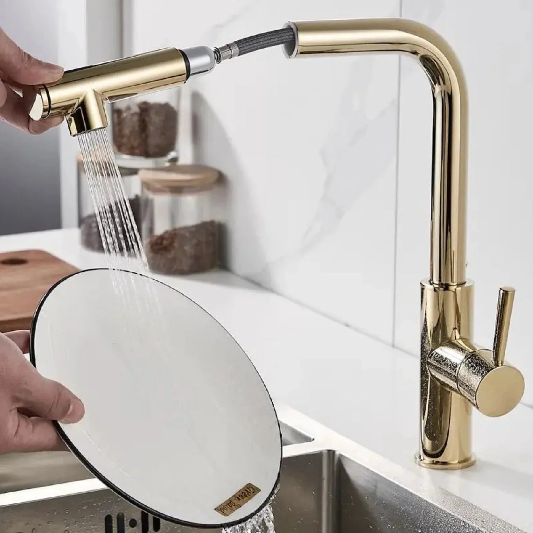 Torneira Gourmet Extensível Monocomando Venzalo Torneira Gourmet Extensível Monocomando Venzalo Artificio Lar