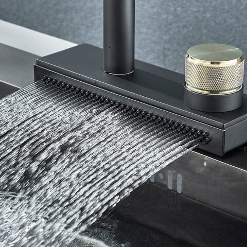 Torneira Gourmet Extensível Spray Cachoeira 360 Rumble torneira gourmet Cozinha Artificio Lar